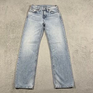 Outerknown The Beachcomber Jeans Womens 24X30 Blue Denim Wash Relaxed Straight